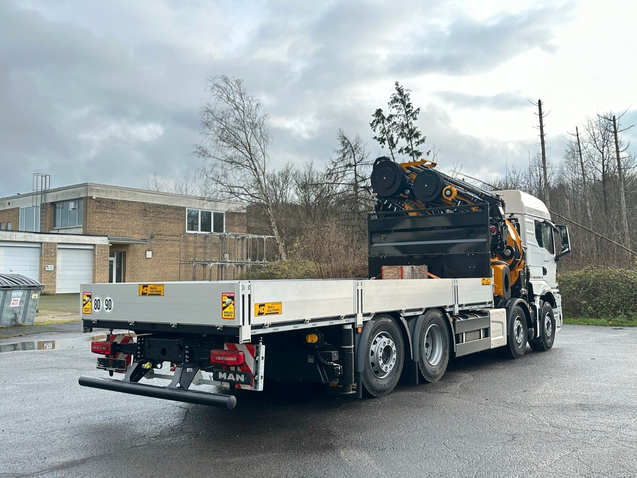 Kravas auto ar manipulatoru MAN TGS 35.520 8X2 Hiab EFFER 955-8s +Jib 6s: foto 7