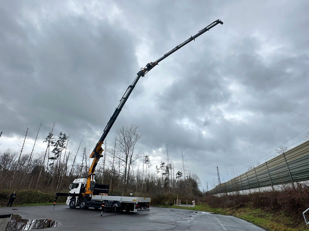 Kravas auto ar manipulatoru MAN TGS 35.520 8X2 Hiab EFFER 955-8s +Jib 6s: foto 19
