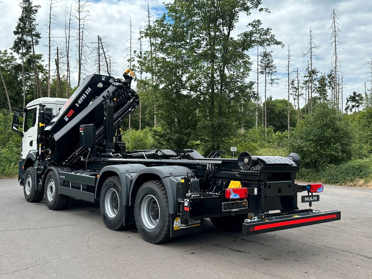 MAN TGS 35.520 8x4 Abrollkipper + Kran HIAB 658E6 - Pacēlājs ar āķi, Kravas auto ar manipulatoru: foto 5 MAN TGS 35.520 8x4 Abrollkipper + Kran HIAB 658E6 - Pacēlājs ar āķi, Kravas auto ar manipulatoru: foto 5