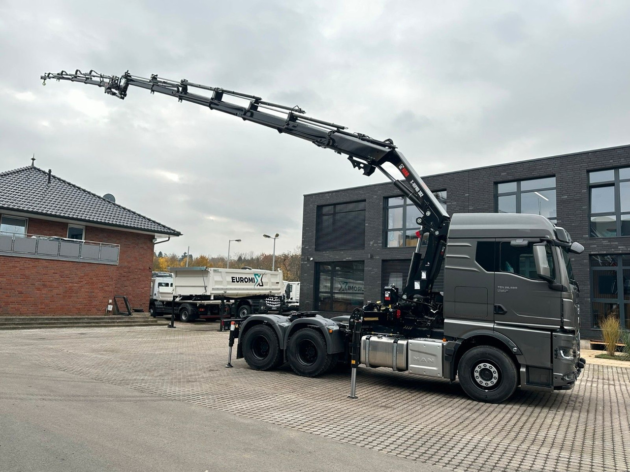 Kravas auto ar manipulatoru MAN TGX 26.580 6x4 Kran Hiab 302-6 + Jib-4: foto 6