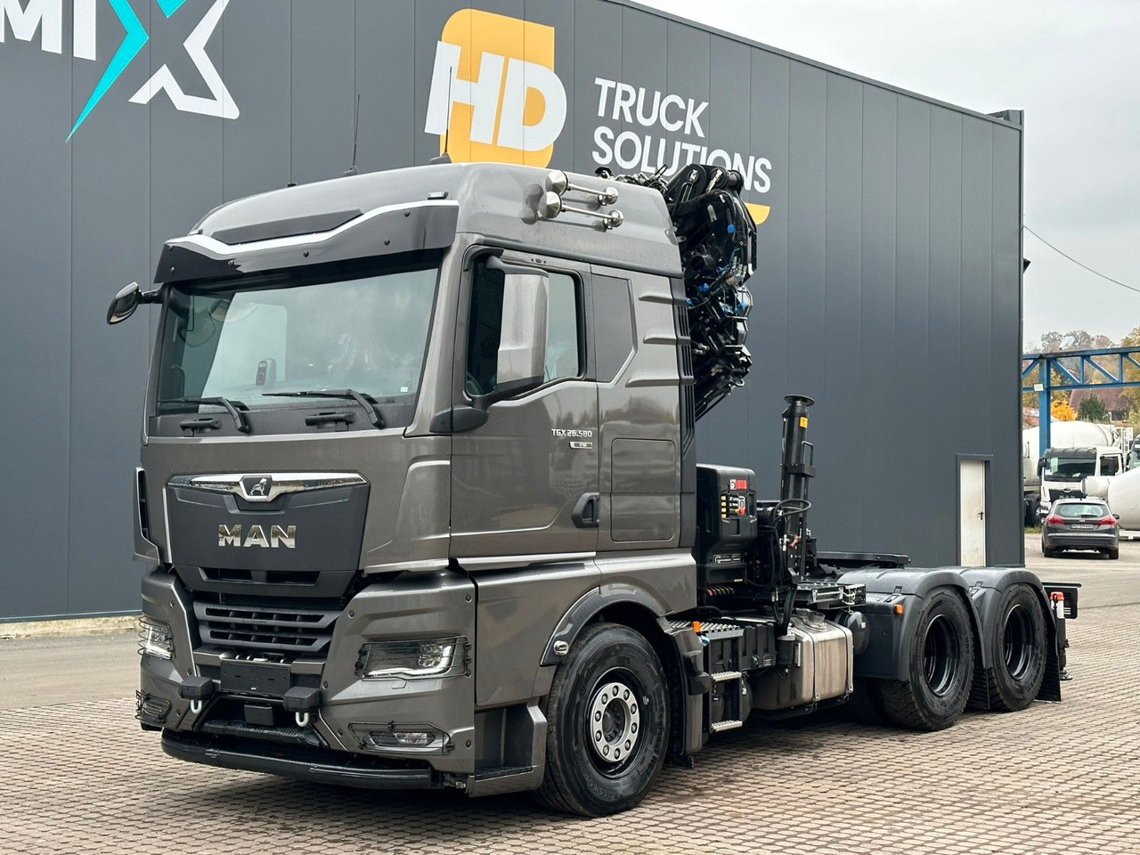 Kravas auto ar manipulatoru MAN TGX 26.580 6x4 Kran Hiab 302-6 + Jib-4: foto 7