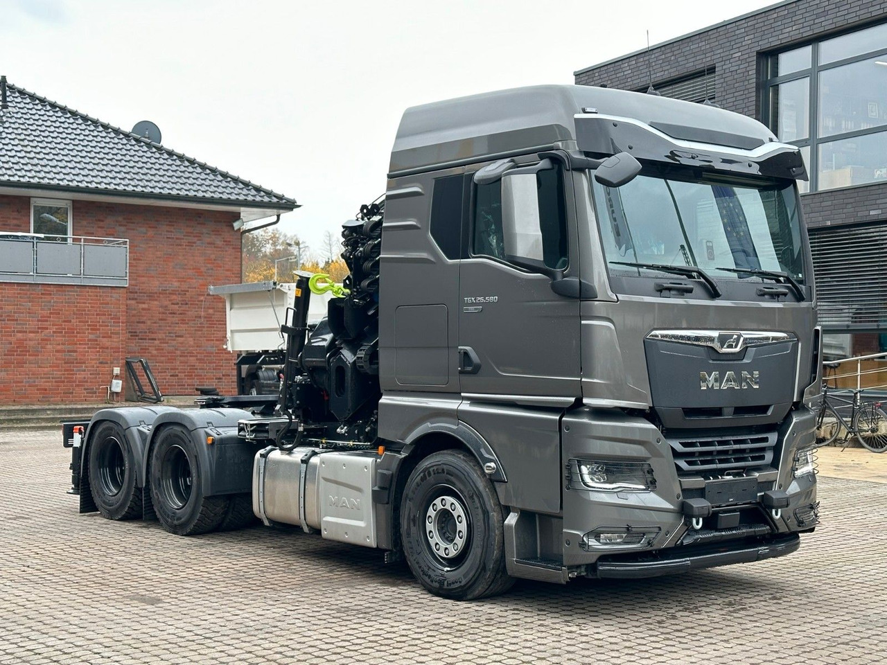 Kravas auto ar manipulatoru MAN TGX 26.580 6x4 Kran Hiab 302-6 + Jib-4: foto 15