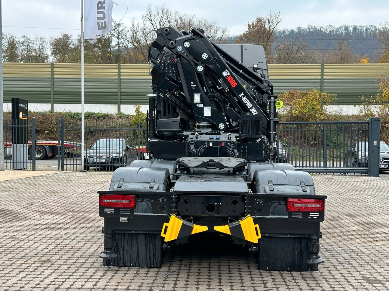 Kravas auto ar manipulatoru MAN TGX 26.580 6x4 Kran Hiab 302-6 + Jib-4: foto 11