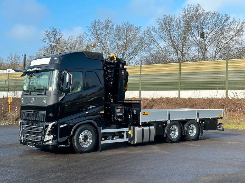 Jaunā Bortu kravas automašīna/ Platforma, Kravas auto ar manipulatoru Volvo FH 540 6x4 Euro6e   HIAB X-HIPRO 548 E 8: foto 1