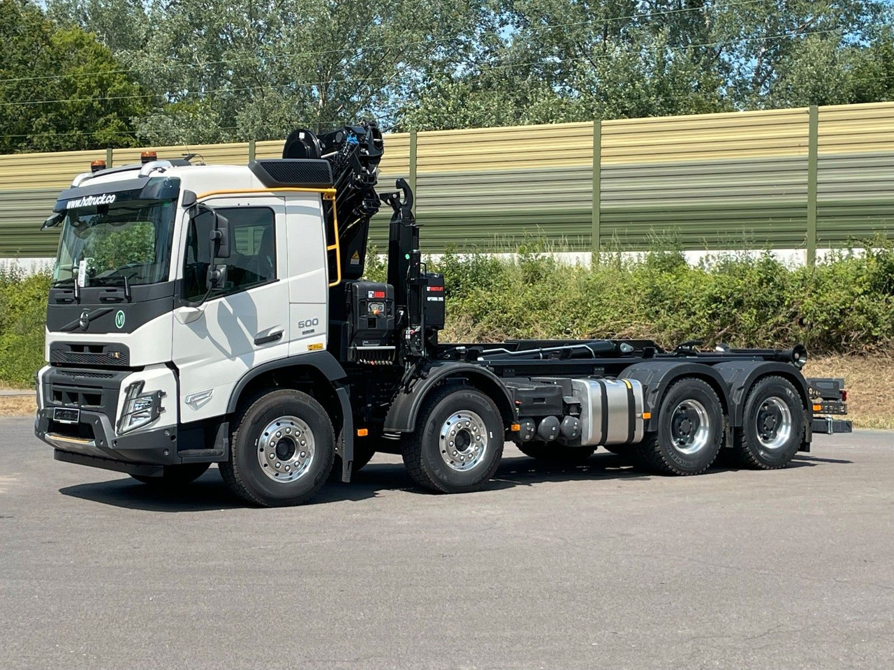 Volvo FMX 500 8x4 Abrollkipper + Kran Hiab 228-6 - Pacēlājs ar āķi, Kravas auto ar manipulatoru: foto 3 Volvo FMX 500 8x4 Abrollkipper + Kran Hiab 228-6 - Pacēlājs ar āķi, Kravas auto ar manipulatoru: foto 3