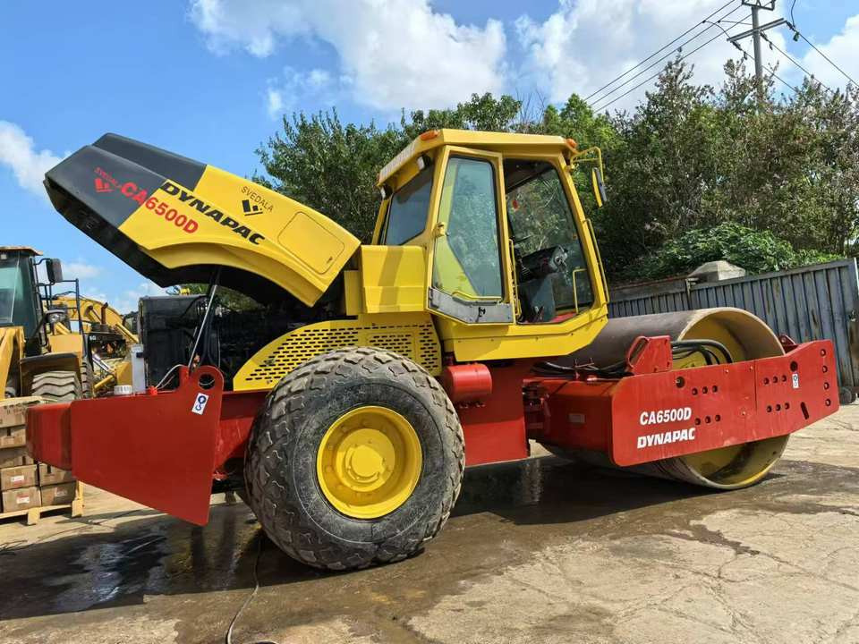 Used Original  Road Roller DYNAPAC CA6500D Road Rollers  High Quality Second Hand Construction Machinery - Vibrorullis: foto 3 Used Original  Road Roller DYNAPAC CA6500D Road Rollers  High Quality Second Hand Construction Machinery - Vibrorullis: foto 3