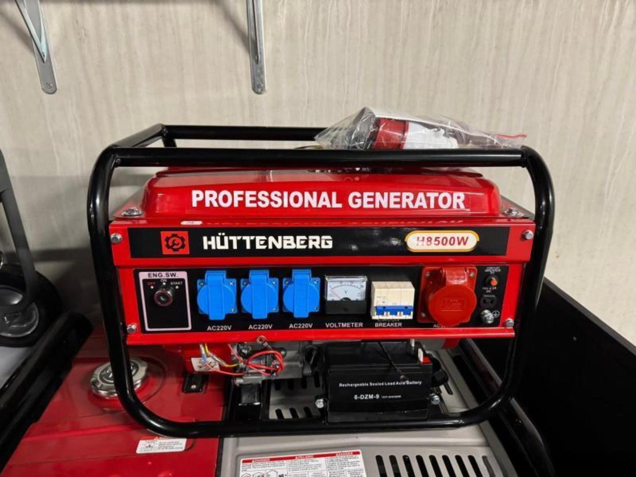 Hüttenberg H8500 Key- en Trekstart Benzine Generator (Nieuw) - Elektroģenerators: foto 1 Hüttenberg H8500 Key- en Trekstart Benzine Generator (Nieuw) - Elektroģenerators: foto 1