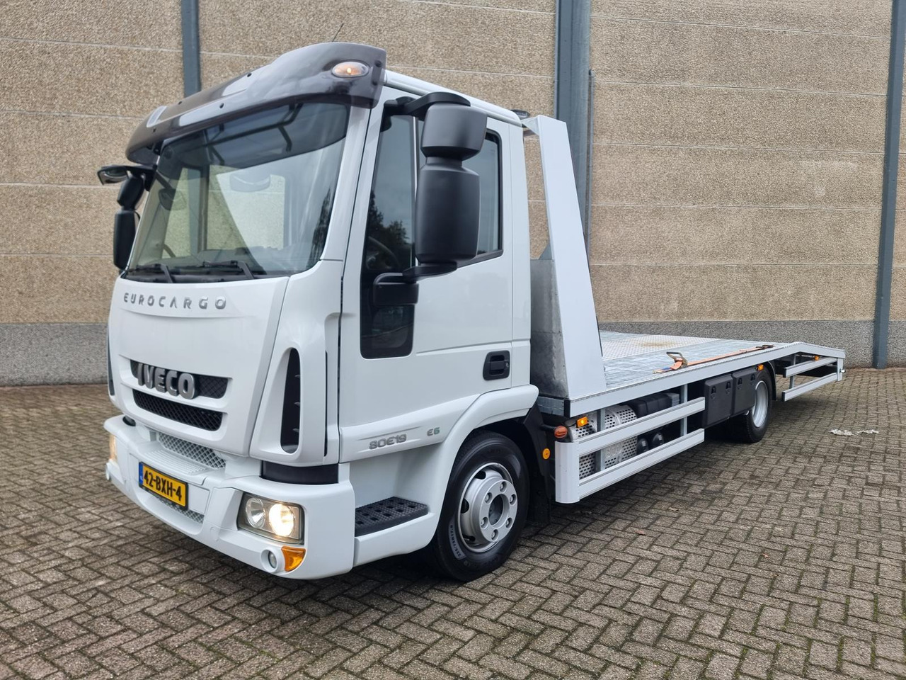 Iveco EuroCargo 80 Oprijwagen 42-BXH-4 - Autovedējs: foto 1 Iveco EuroCargo 80 Oprijwagen 42-BXH-4 - Autovedējs: foto 1