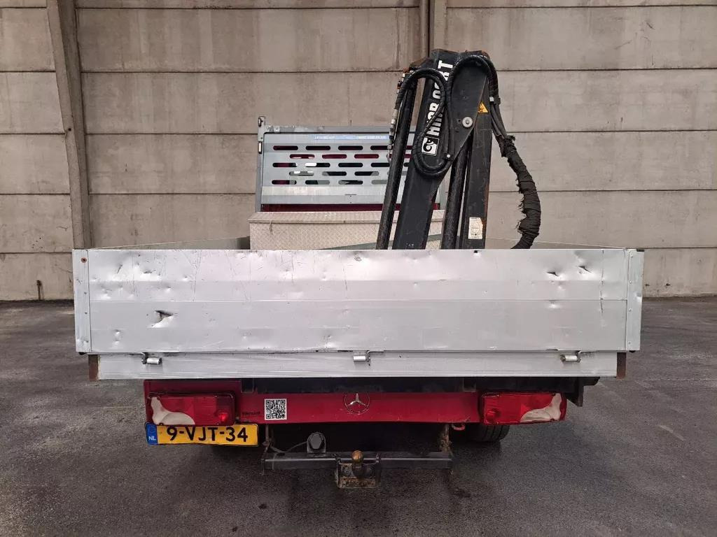 Mercedes-Benz Sprinter 313 2.2 CDI AUT Open laadbak met Hiab 008T kraan 9-VJT-34 213.086 km - Automašīna ar kravas platformu: foto 5 Mercedes-Benz Sprinter 313 2.2 CDI AUT Open laadbak met Hiab 008T kraan 9-VJT-34 213.086 km - Automašīna ar kravas platformu: foto 5