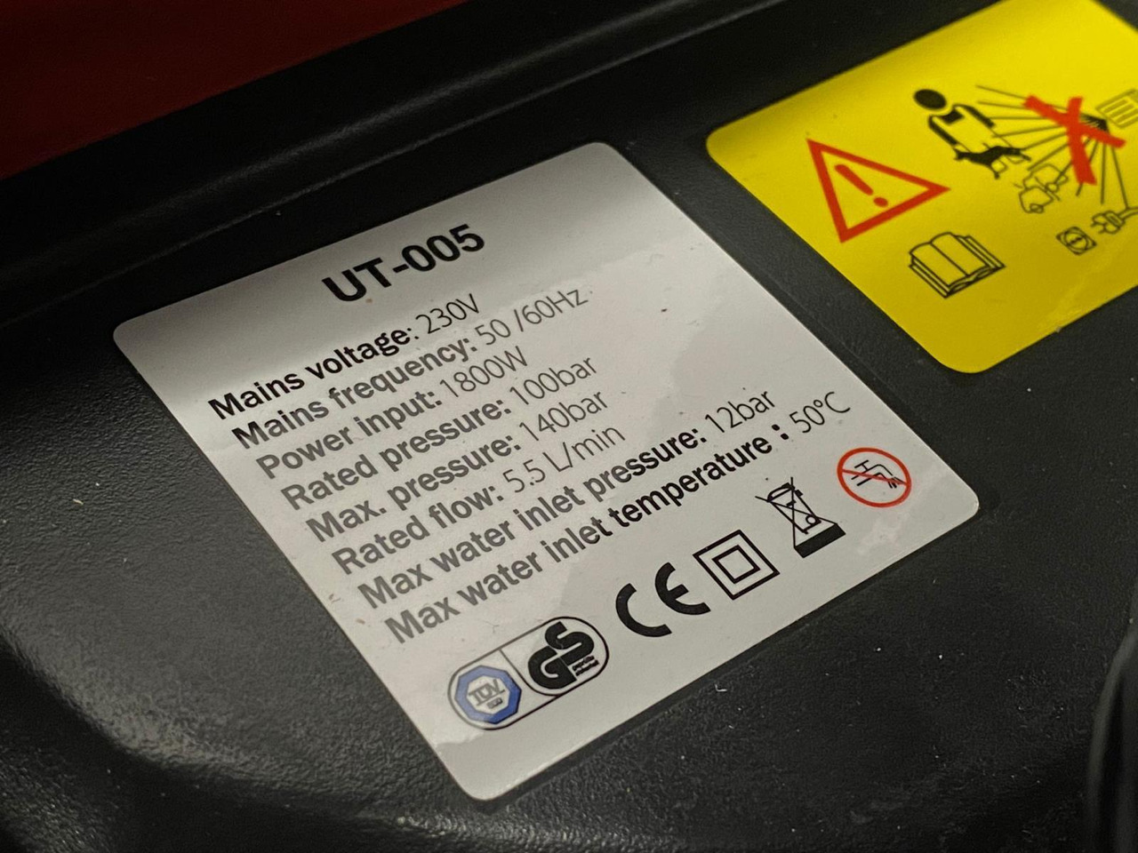 UltraToolz 1800W Hogedrukreiniger - Tīrīšanas iekārta: foto 4 UltraToolz 1800W Hogedrukreiniger - Tīrīšanas iekārta: foto 4
