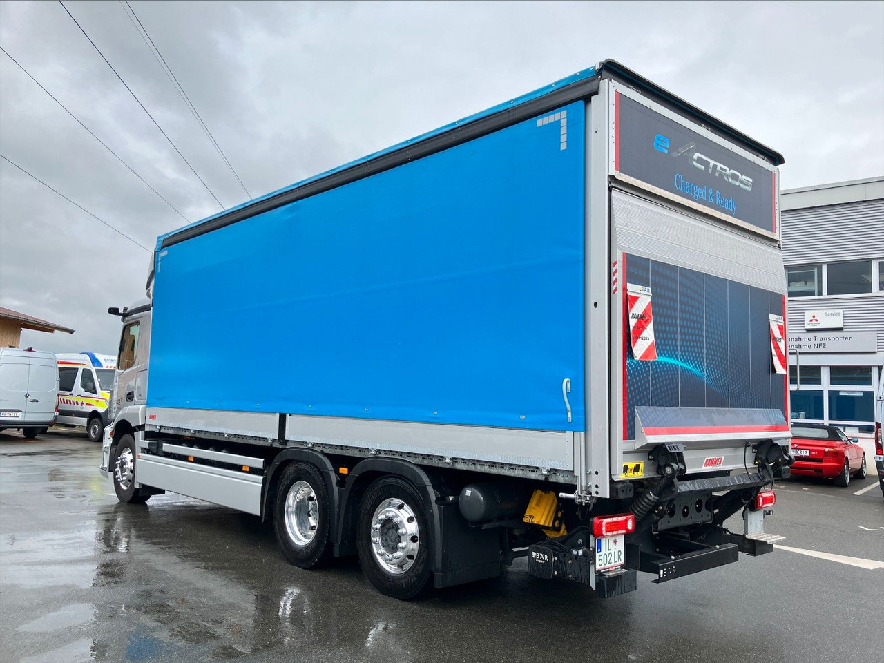 Mercedes-Benz eActros 400L 6x2 - Kravas automašīna ar tentu, Elektriskais kravas auto: foto 2 Mercedes-Benz eActros 400L 6x2 - Kravas automašīna ar tentu, Elektriskais kravas auto: foto 2