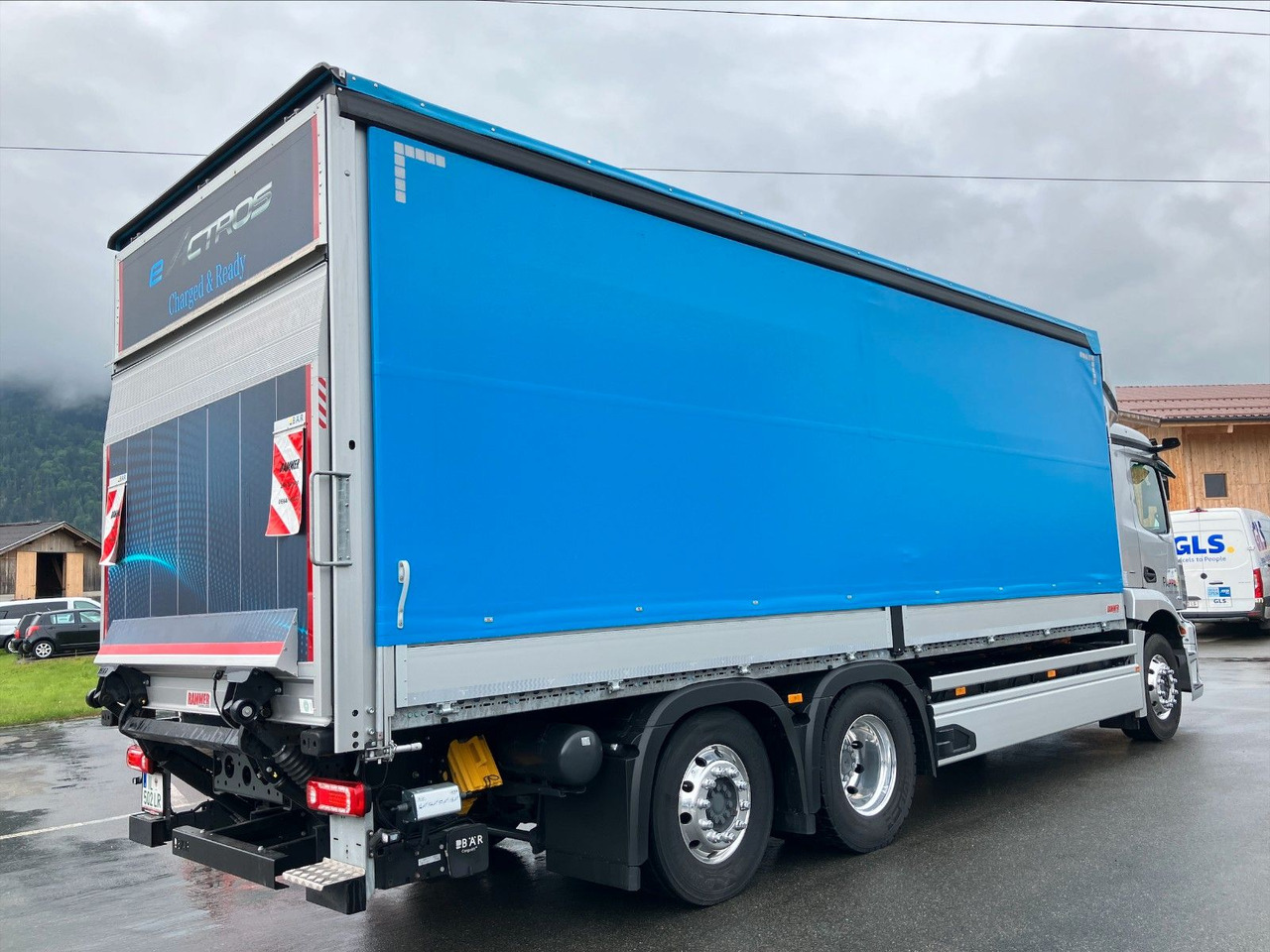 Mercedes-Benz eActros 400L 6x2 - Kravas automašīna ar tentu, Elektriskais kravas auto: foto 3 Mercedes-Benz eActros 400L 6x2 - Kravas automašīna ar tentu, Elektriskais kravas auto: foto 3