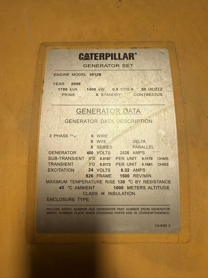 CATPILLAR 3512B - Industriālā iekārta, Elektroģenerators: foto 4 CATPILLAR 3512B - Industriālā iekārta, Elektroģenerators: foto 4