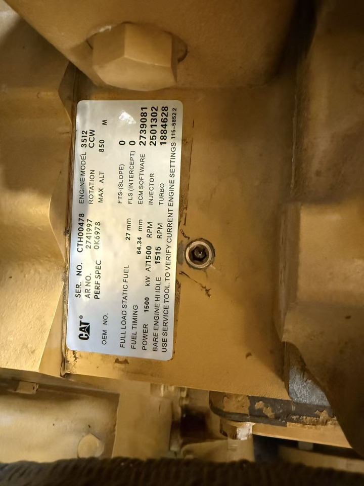 CATPILLAR 3512B - Industriālā iekārta, Elektroģenerators: foto 3 CATPILLAR 3512B - Industriālā iekārta, Elektroģenerators: foto 3