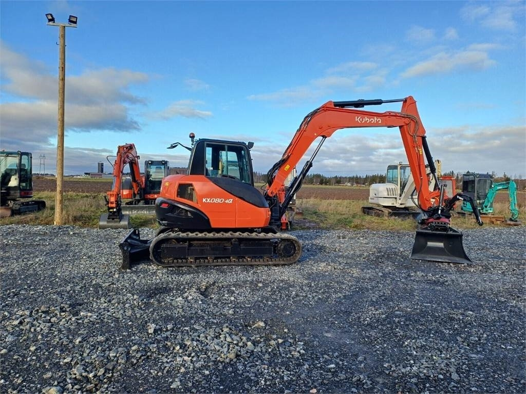 Kubota KX080-4a Pyörittäjällä - Mini-ekskavators: foto 5 Kubota KX080-4a Pyörittäjällä - Mini-ekskavators: foto 5