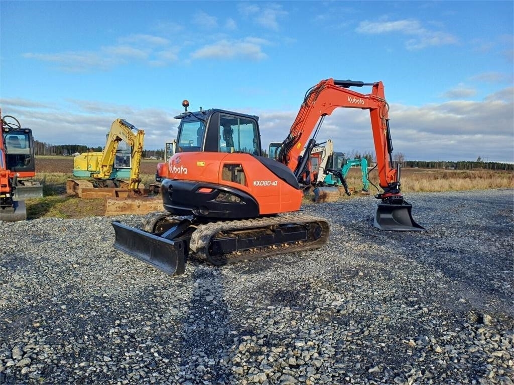 Mini-ekskavators Kubota KX080-4a Pyörittäjällä: foto 6