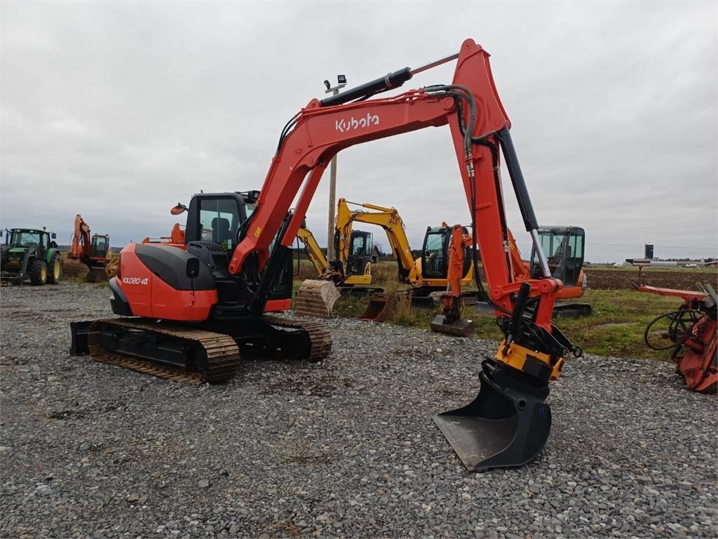 Kubota Kx080-4a Engcon pyörittäjällä - Mini-ekskavators: foto 5 Kubota Kx080-4a Engcon pyörittäjällä - Mini-ekskavators: foto 5