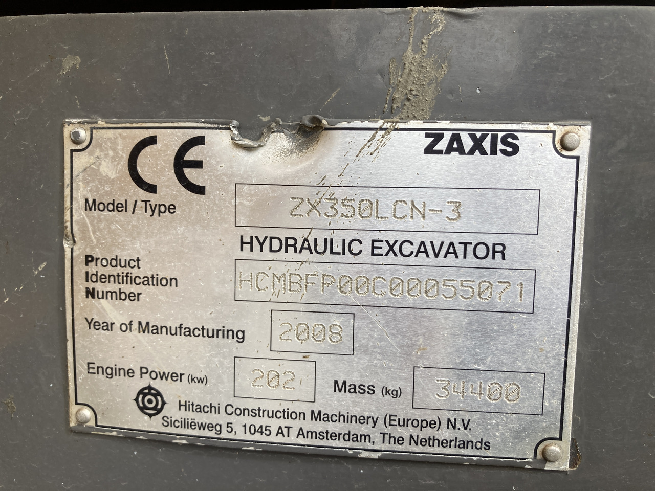 PELLE HITACHI ZX350 NCL-3 - Kāpurķēžu ekskavators: foto 1 PELLE HITACHI ZX350 NCL-3 - Kāpurķēžu ekskavators: foto 1