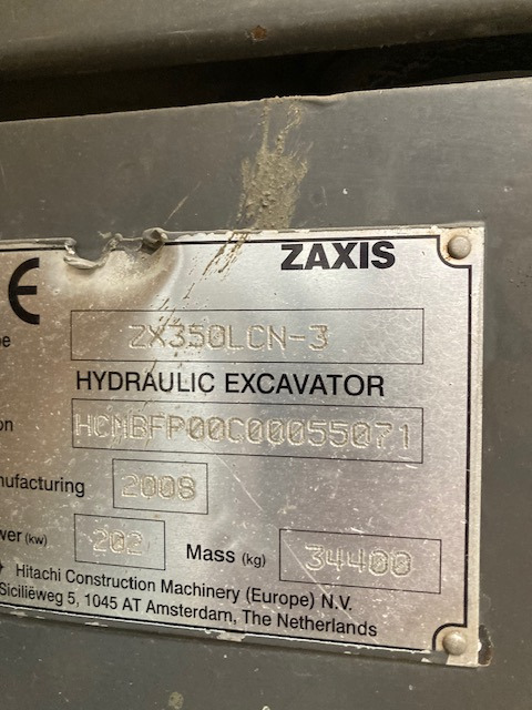 Pelle HITACHI - Kāpurķēžu ekskavators: foto 3 Pelle HITACHI - Kāpurķēžu ekskavators: foto 3