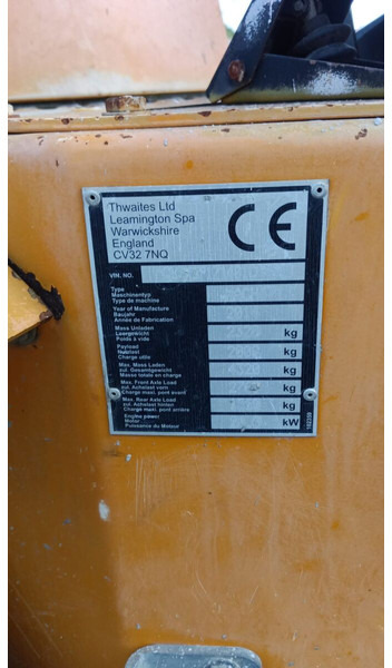 Thwaites - Mini pašizgāzējs: foto 4 Thwaites - Mini pašizgāzējs: foto 4