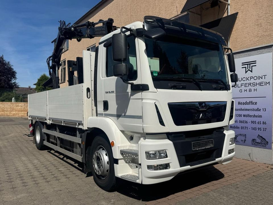 MAN TGM 18.290/HIAB-XS111/JOYSTICK/aus1.Hand - Bortu kravas automašīna/ Platforma, Kravas auto ar manipulatoru: foto 1 MAN TGM 18.290/HIAB-XS111/JOYSTICK/aus1.Hand - Bortu kravas automašīna/ Platforma, Kravas auto ar manipulatoru: foto 1