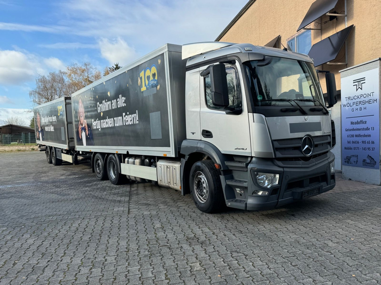 Mercedes-Benz Antos 2540/Durchladbar/2xLBW/Frigoblock/2instock - Kravas automašīna refrižerators: foto 1 Mercedes-Benz Antos 2540/Durchladbar/2xLBW/Frigoblock/2instock - Kravas automašīna refrižerators: foto 1