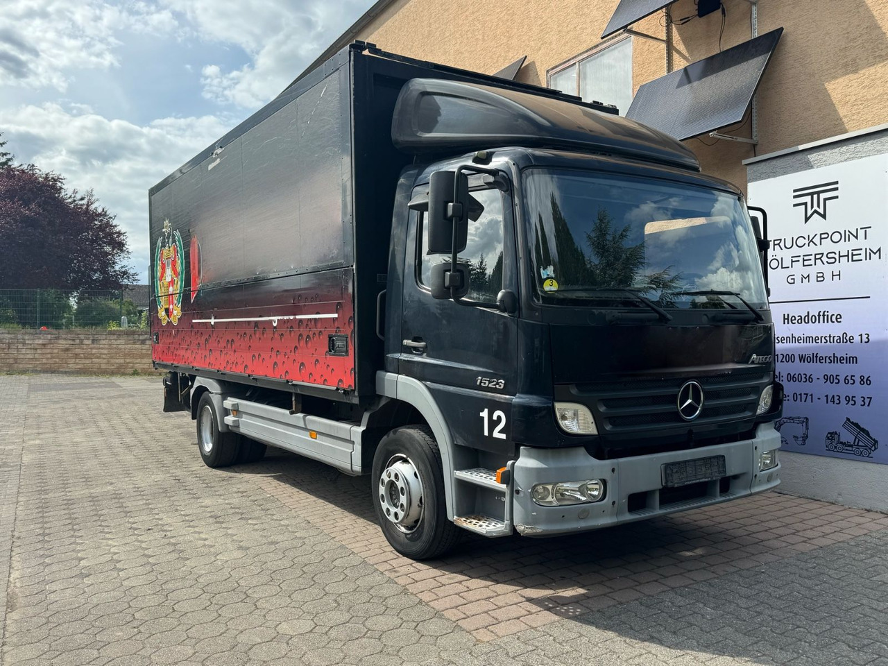 Mercedes-Benz Atego1523/LBW/AHK/Klima/Standh./aus.1Hand - Kravas automašīna dzērienu pārvadāšanai: foto 1 Mercedes-Benz Atego1523/LBW/AHK/Klima/Standh./aus.1Hand - Kravas automašīna dzērienu pārvadāšanai: foto 1