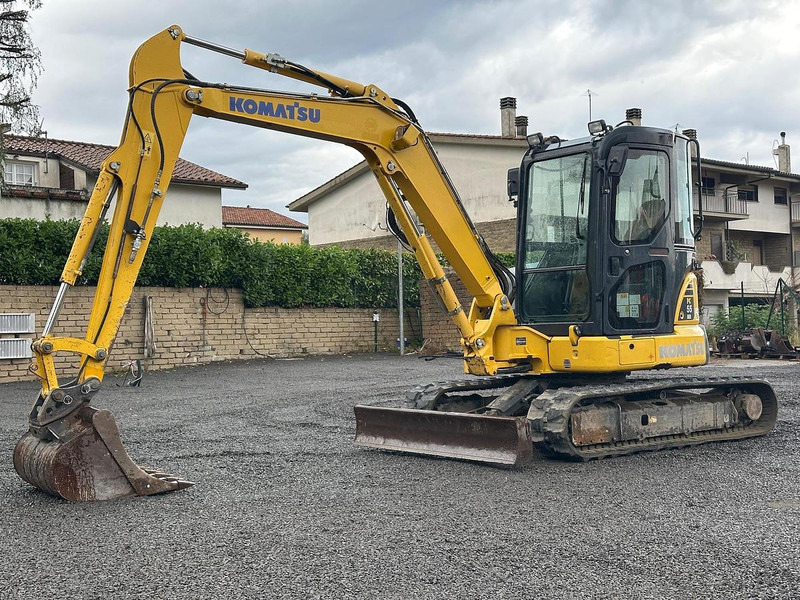 Komatsu PC55-MR3 - Mini-ekskavators: foto 1 Komatsu PC55-MR3 - Mini-ekskavators: foto 1