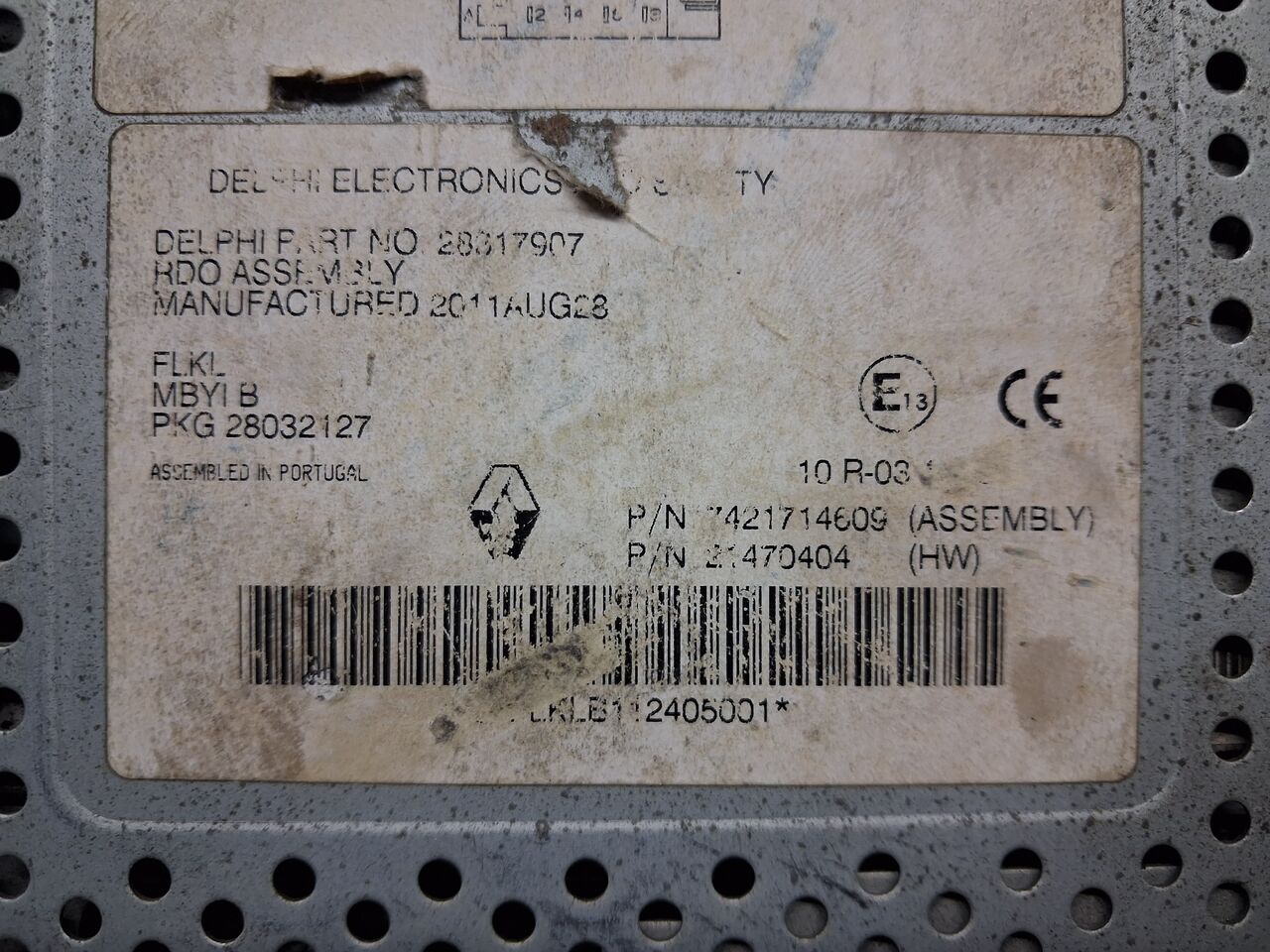 DELPHI RADIO DELPHI RADIOODTWARZACZ CD 12V RENAULT PREMIUM MIDLUM GAMA T ORYGINAŁ - Kabīne un interjers - Kravas automašīna: foto 3 DELPHI RADIO DELPHI RADIOODTWARZACZ CD 12V RENAULT PREMIUM MIDLUM GAMA T ORYGINAŁ - Kabīne un interjers - Kravas automašīna: foto 3