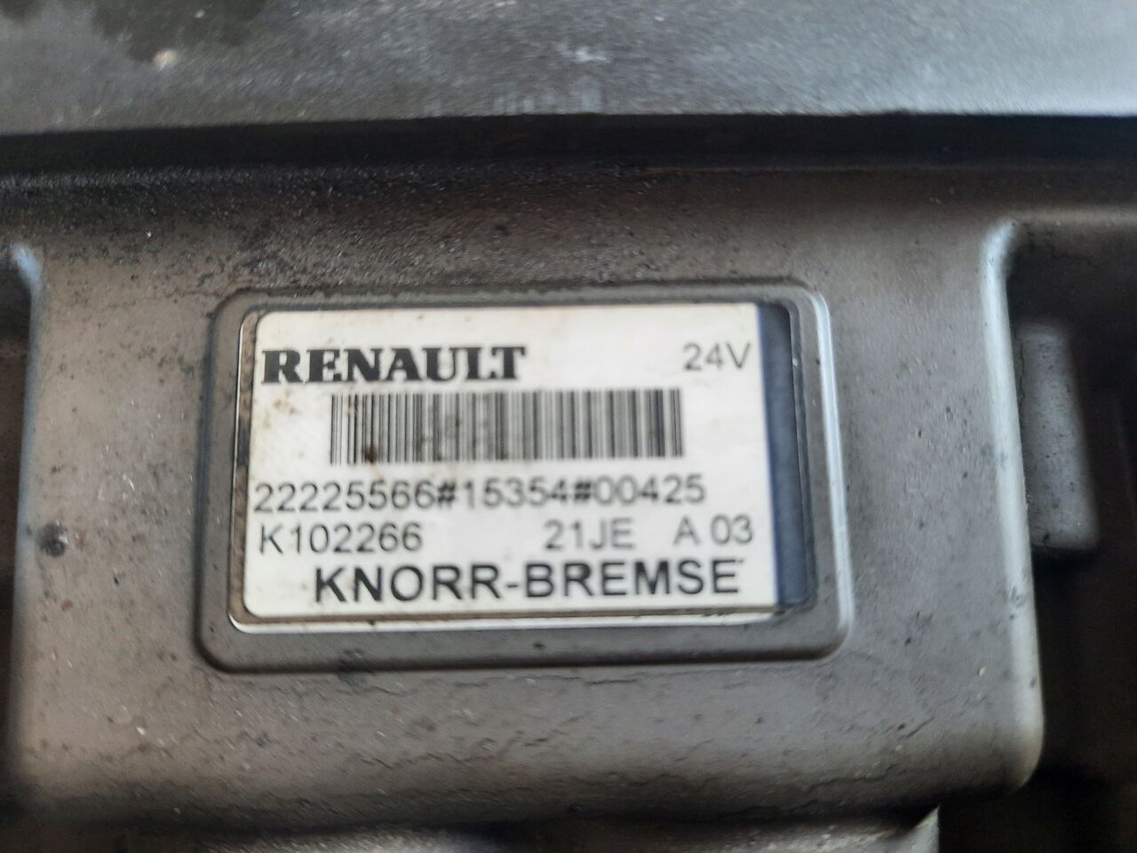 KNORR-BREMSE ZAWÓR EBS TYLNY TYŁ RENAULT GAMA RANGE T RANGE - Bremžu vārsts - Kravas automašīna: foto 3 KNORR-BREMSE ZAWÓR EBS TYLNY TYŁ RENAULT GAMA RANGE T RANGE - Bremžu vārsts - Kravas automašīna: foto 3