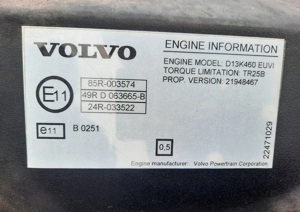 KOMPLETNY VOLVO FH 4 D13K 460 EURO 6 - Dzinējs: foto 3 KOMPLETNY VOLVO FH 4 D13K 460 EURO 6 - Dzinējs: foto 3