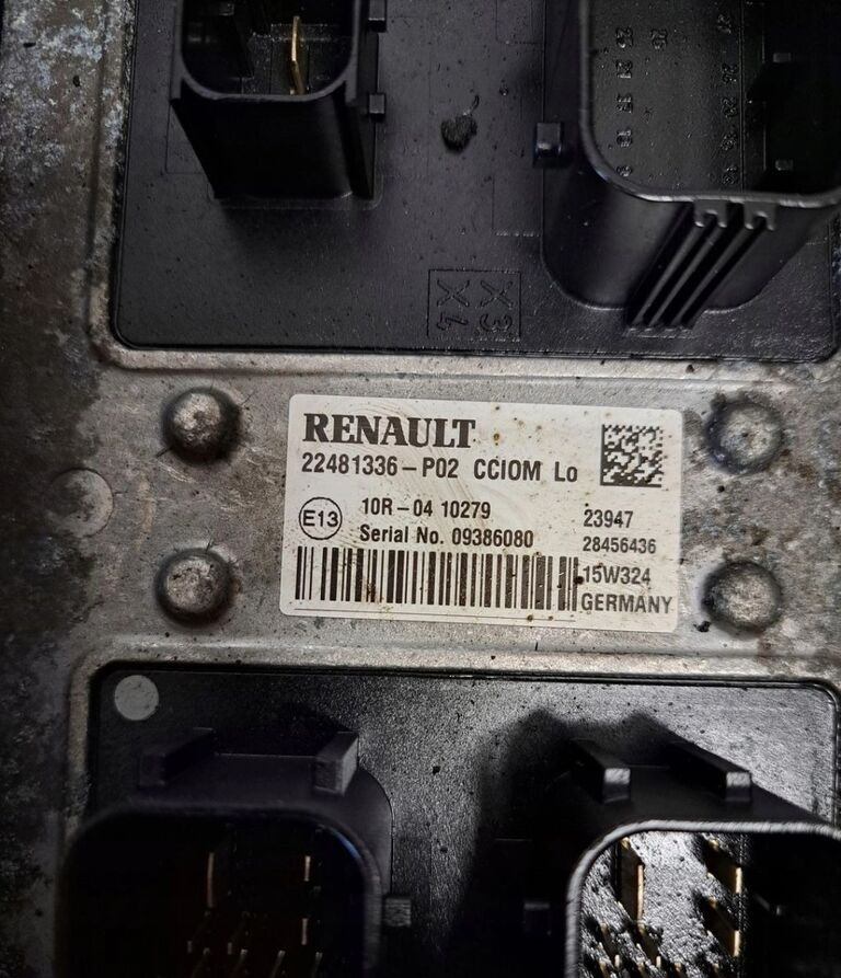 Renault STEROWNIK CCIOM GAMA T RANGE 22481336 Renault RENAULT GAMA T RANGE 22481336 - Elektroniskais vadības bloks (ECU) - Kravas automašīna: foto 1 Renault STEROWNIK CCIOM GAMA T RANGE 22481336 Renault RENAULT GAMA T RANGE 22481336 - Elektroniskais vadības bloks (ECU) - Kravas automašīna: foto 1