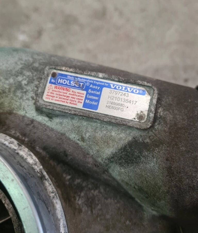 Volvo TURBINA TURBOSPRĘŻARKA FH 16 D16K 750 EURO 6 21899680 HE600FG Volvo VOLVO FH 16 D16K 750 EURO 6 21899680 HE600FG - Turbīna - Kravas automašīna: foto 3 Volvo TURBINA TURBOSPRĘŻARKA FH 16 D16K 750 EURO 6 21899680 HE600FG Volvo VOLVO FH 16 D16K 750 EURO 6 21899680 HE600FG - Turbīna - Kravas automašīna: foto 3
