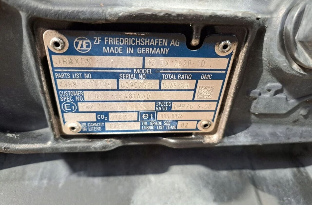 ZF TRAXON - Pārnesumkārba - Kravas automašīna: foto 5 ZF TRAXON - Pārnesumkārba - Kravas automašīna: foto 5