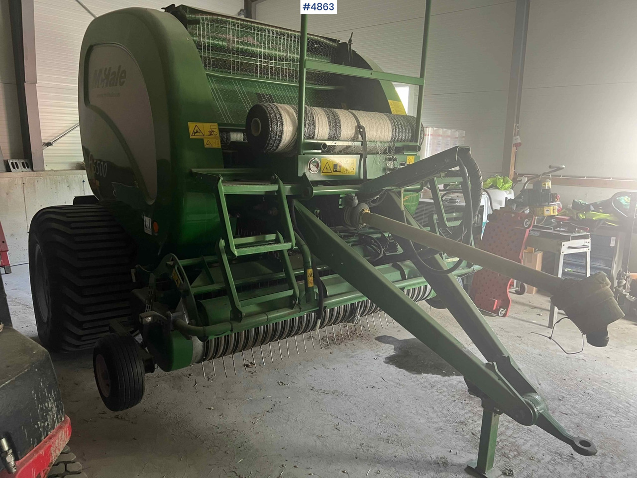 016 Mchale f5500 round baler - Rituļu prese: foto 5 016 Mchale f5500 round baler - Rituļu prese: foto 5