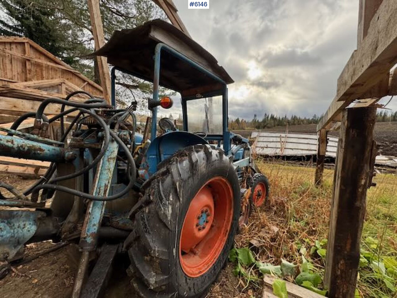 1962 Fordson Dexta with Hamjern backhoe attachment - Traktors: foto 5 1962 Fordson Dexta with Hamjern backhoe attachment - Traktors: foto 5