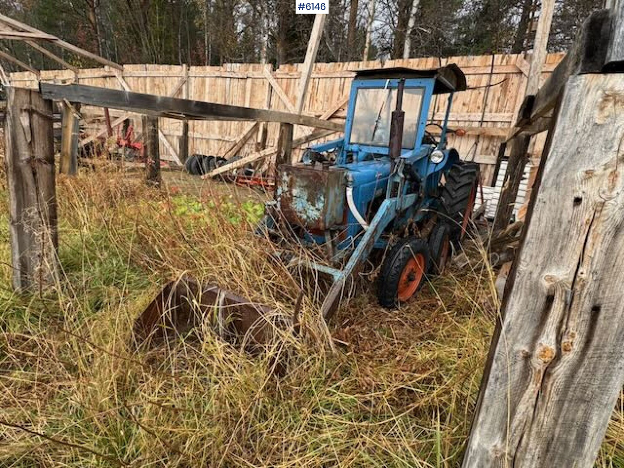 1962 Fordson Dexta with Hamjern backhoe attachment - Traktors: foto 3 1962 Fordson Dexta with Hamjern backhoe attachment - Traktors: foto 3