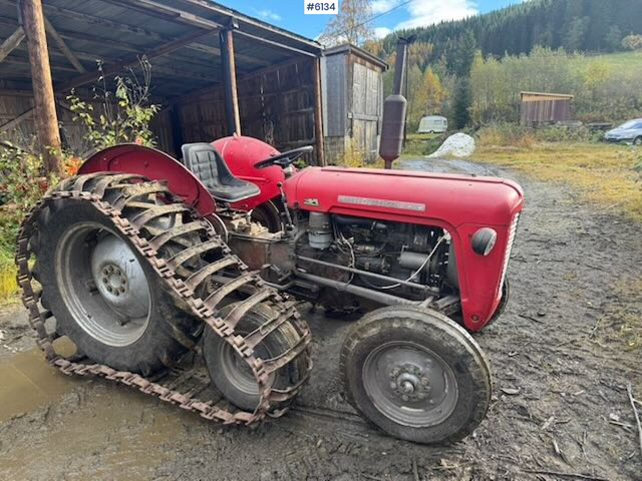 1973 Massey Ferguson 35 with tracks. WATCH VIDEO! - Traktors: foto 4 1973 Massey Ferguson 35 with tracks. WATCH VIDEO! - Traktors: foto 4