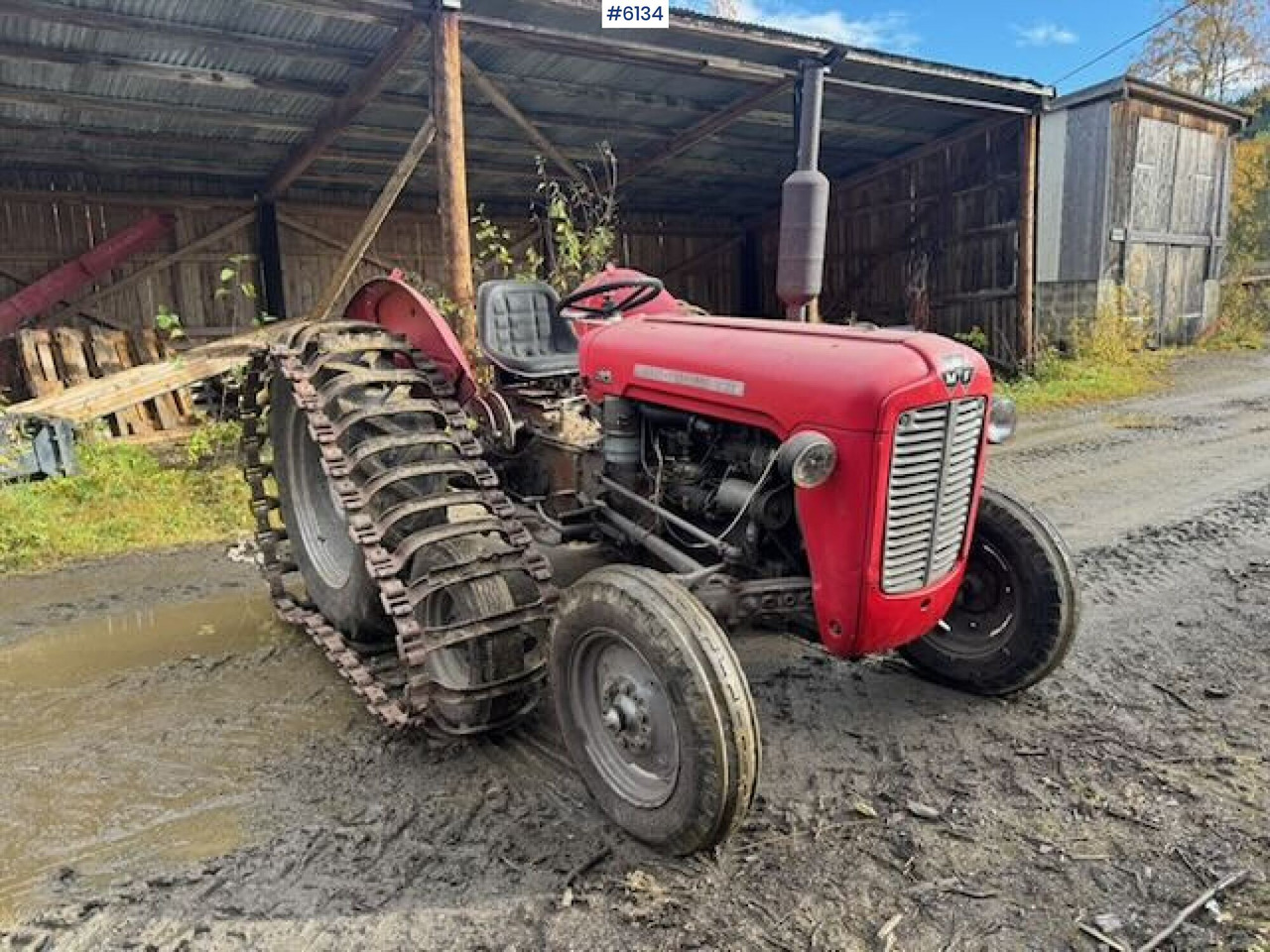 1973 Massey Ferguson 35 with tracks. WATCH VIDEO! - Traktors: foto 3 1973 Massey Ferguson 35 with tracks. WATCH VIDEO! - Traktors: foto 3