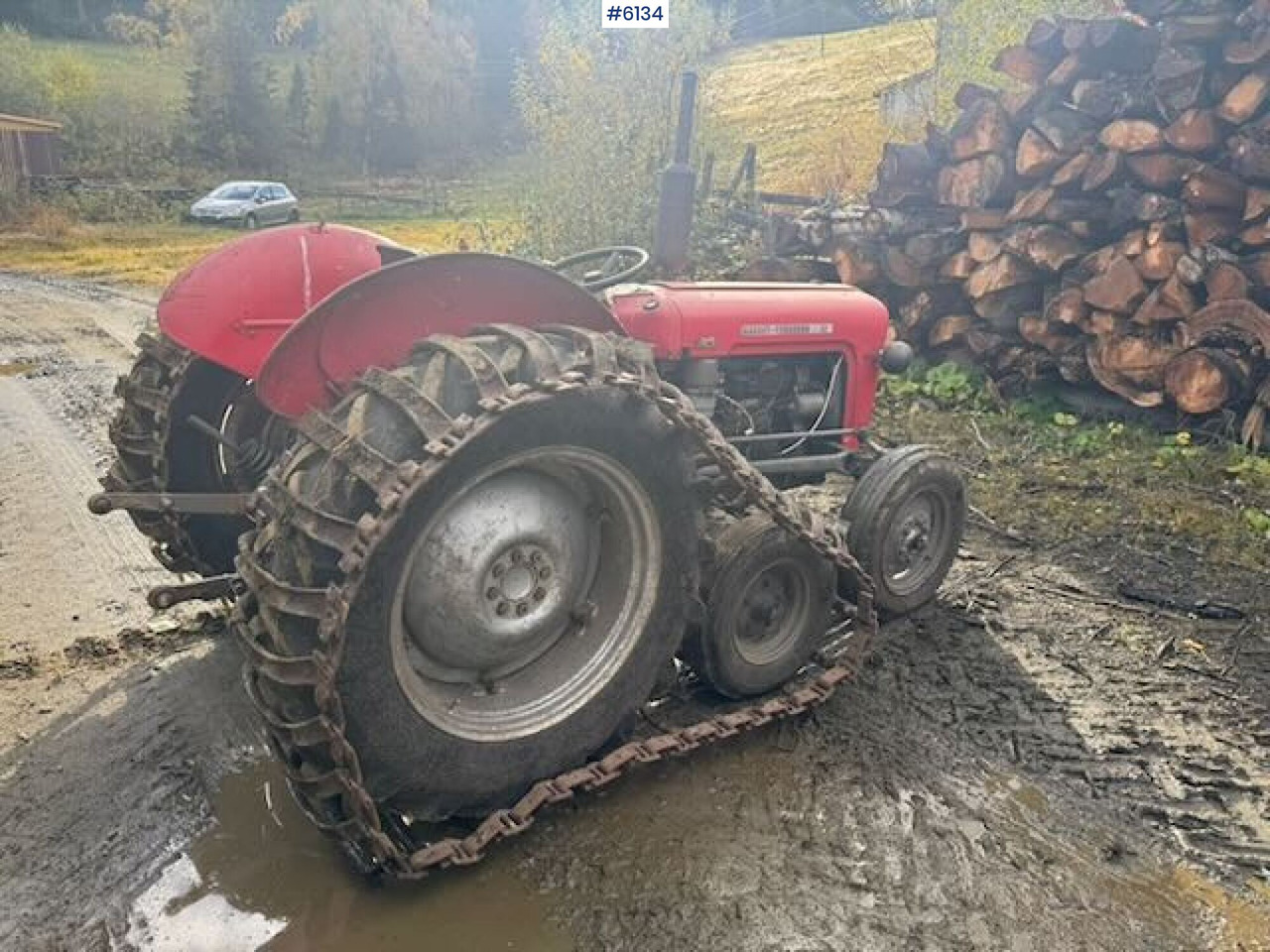 1973 Massey Ferguson 35 with tracks. WATCH VIDEO! - Traktors: foto 2 1973 Massey Ferguson 35 with tracks. WATCH VIDEO! - Traktors: foto 2