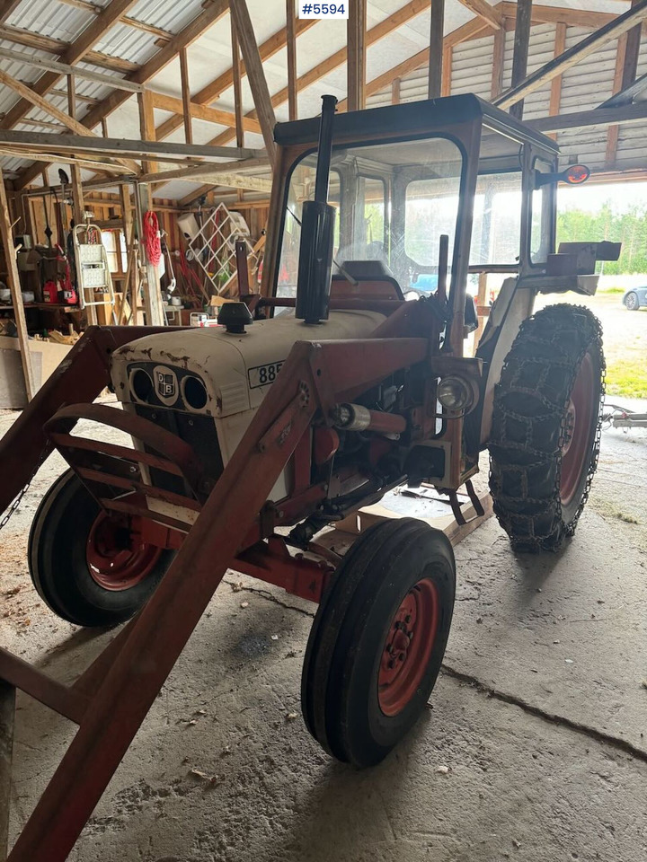 1974 David Brown 885 w/ loaders and chain. - Traktors: foto 1 1974 David Brown 885 w/ loaders and chain. - Traktors: foto 1
