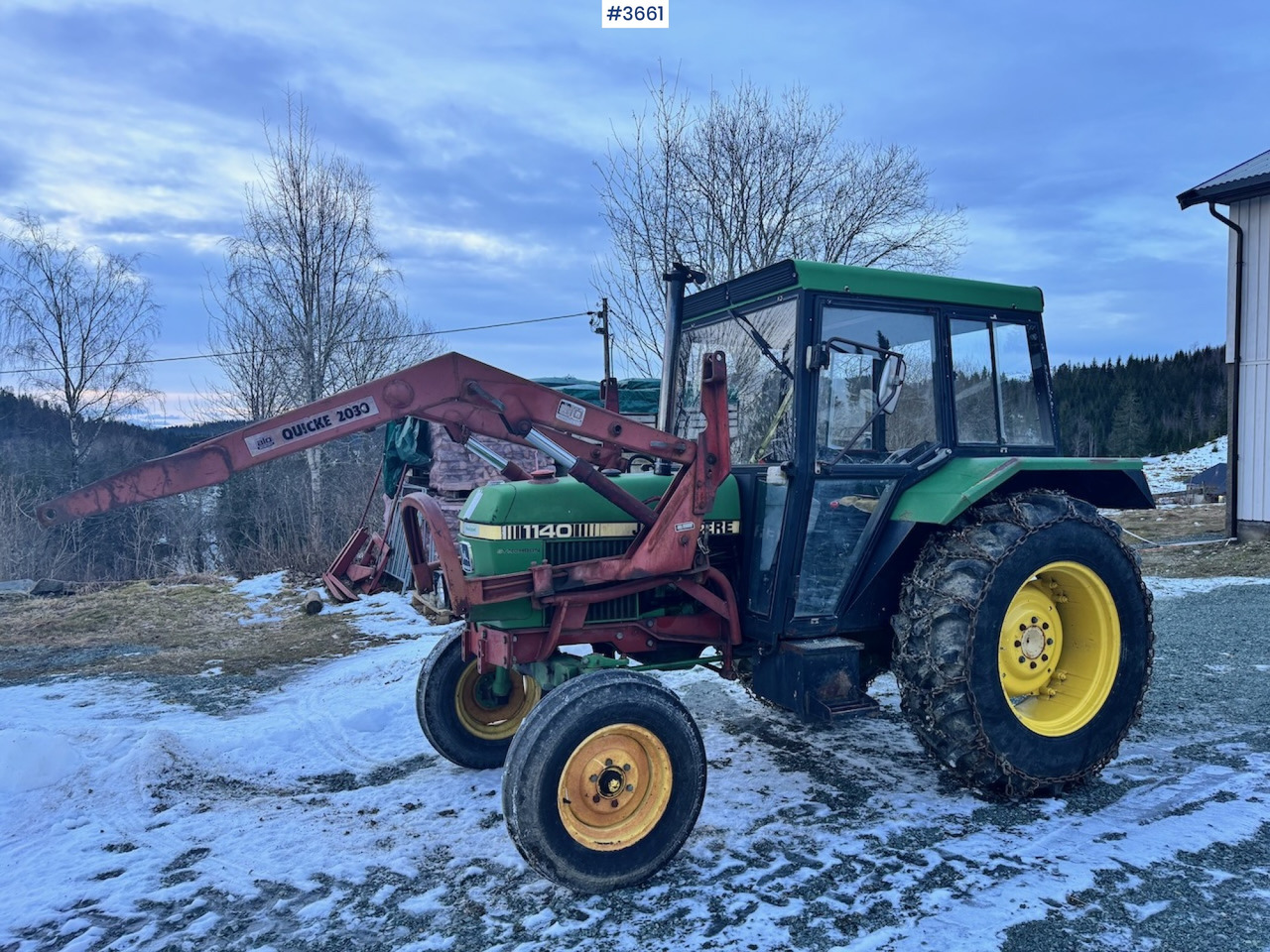 1980 John Deere 1140 Synchron w/ Front loader and bucket - Traktors: foto 3 1980 John Deere 1140 Synchron w/ Front loader and bucket - Traktors: foto 3