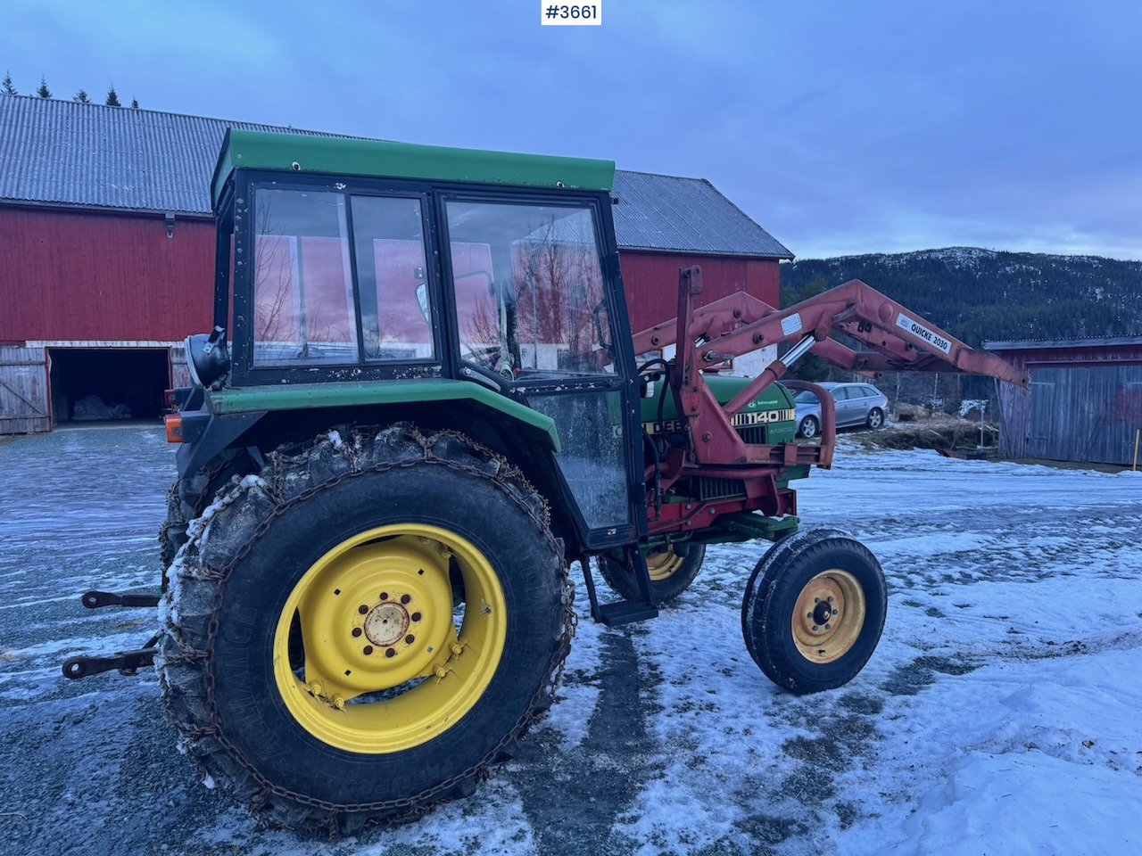 1980 John Deere 1140 Synchron w/ Front loader and bucket - Traktors: foto 4 1980 John Deere 1140 Synchron w/ Front loader and bucket - Traktors: foto 4