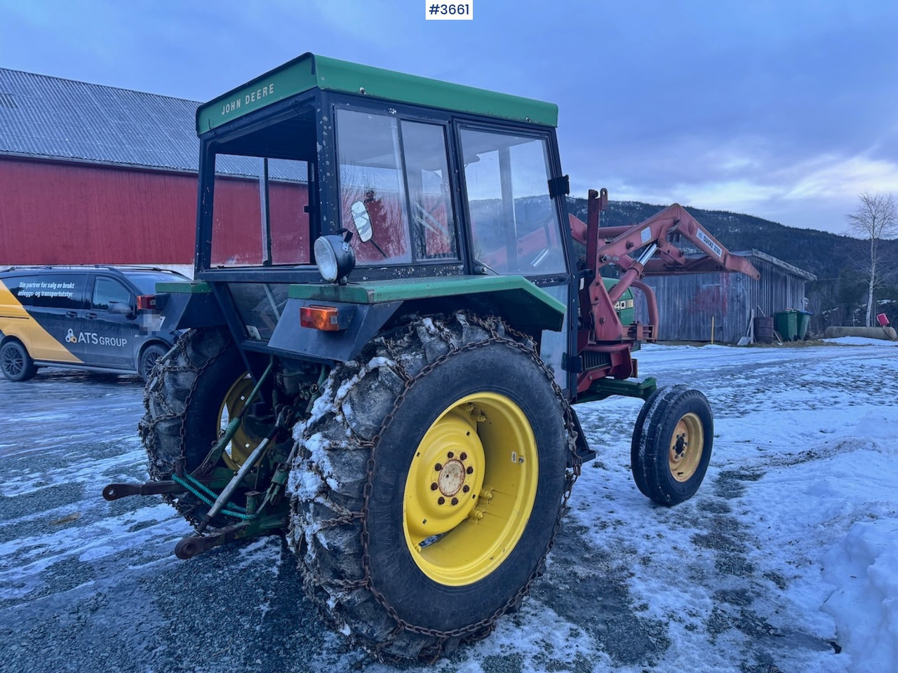 1980 John Deere 1140 Synchron w/ Front loader and bucket - Traktors: foto 5 1980 John Deere 1140 Synchron w/ Front loader and bucket - Traktors: foto 5