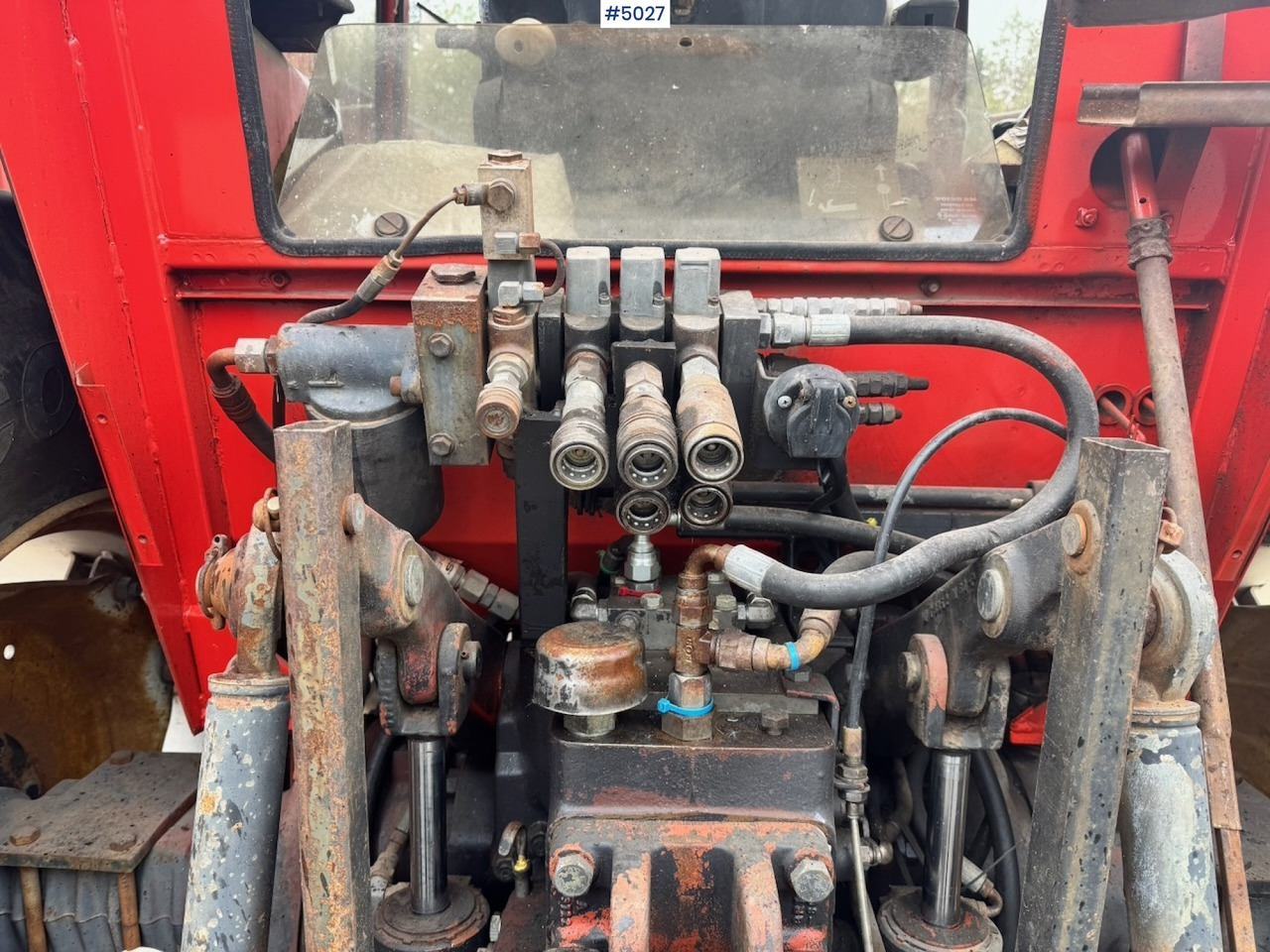 Traktors 1985 Volvo Valmet 805 Turbo 4x4 w/ Front loader: foto 17
