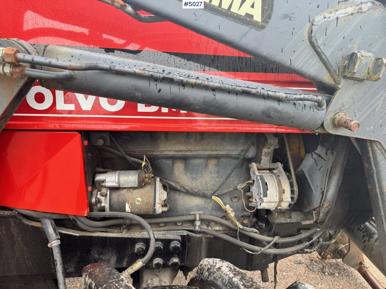 Traktors 1985 Volvo Valmet 805 Turbo 4x4 w/ Front loader: foto 23