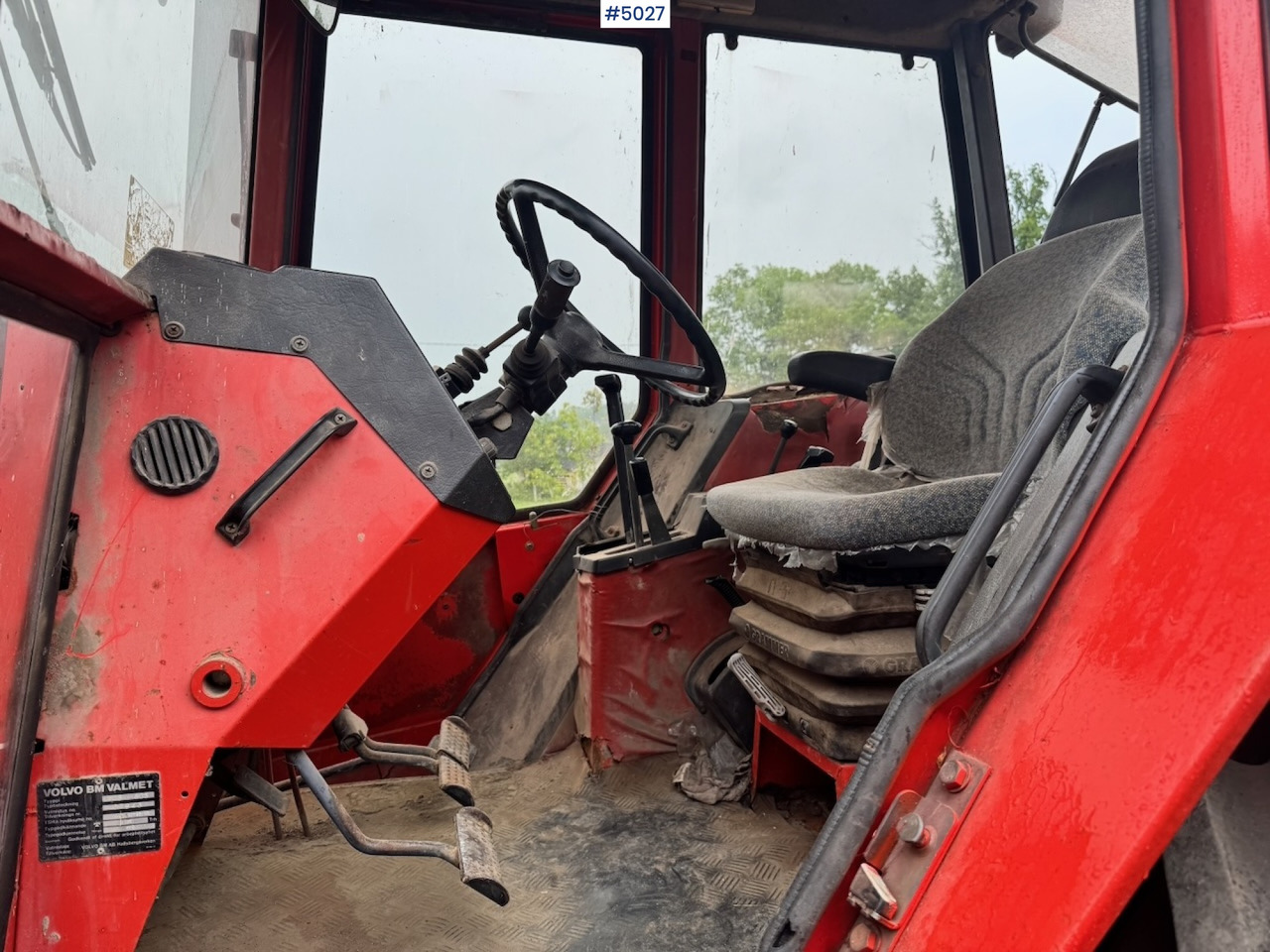 Traktors 1985 Volvo Valmet 805 Turbo 4x4 w/ Front loader: foto 32