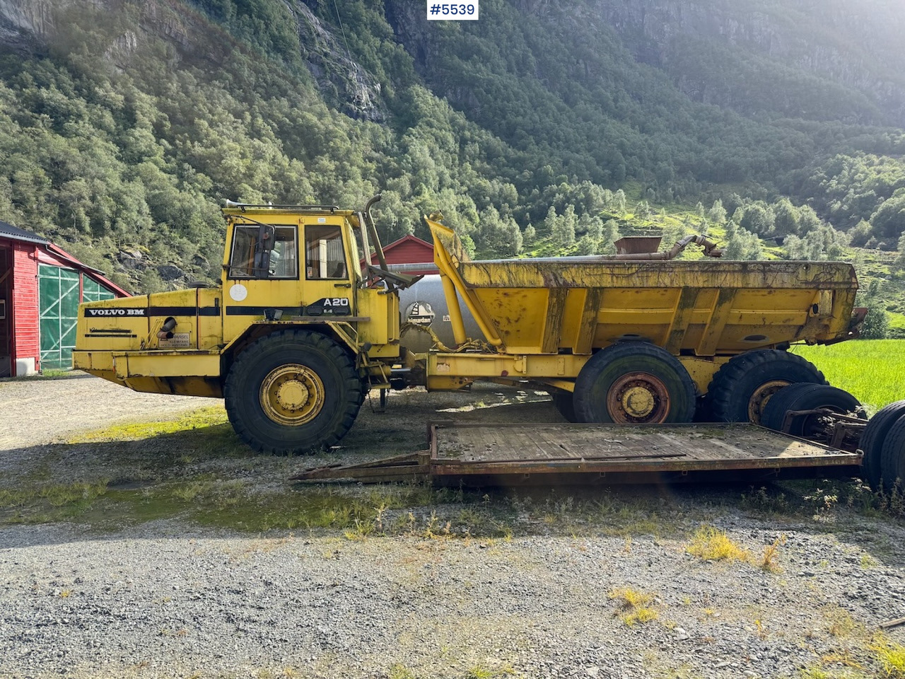1989 Volvo A 20 6x6. - Artikulētias pašizgāzējs: foto 1 1989 Volvo A 20 6x6. - Artikulētias pašizgāzējs: foto 1
