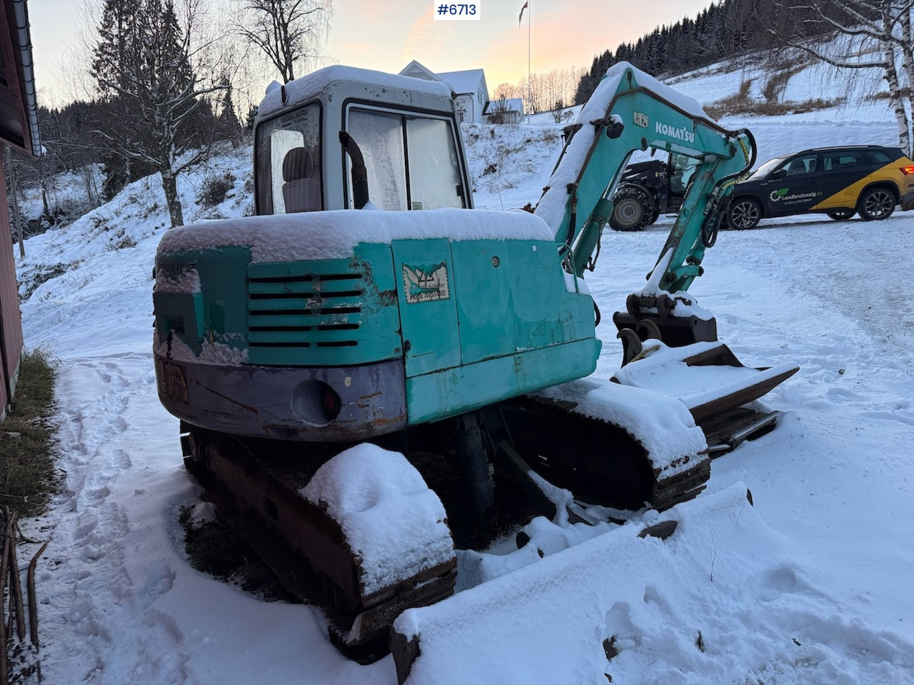 1994 Komatsu PC 95 w/ 2 buckets. - Mini-ekskavators: foto 3 1994 Komatsu PC 95 w/ 2 buckets. - Mini-ekskavators: foto 3