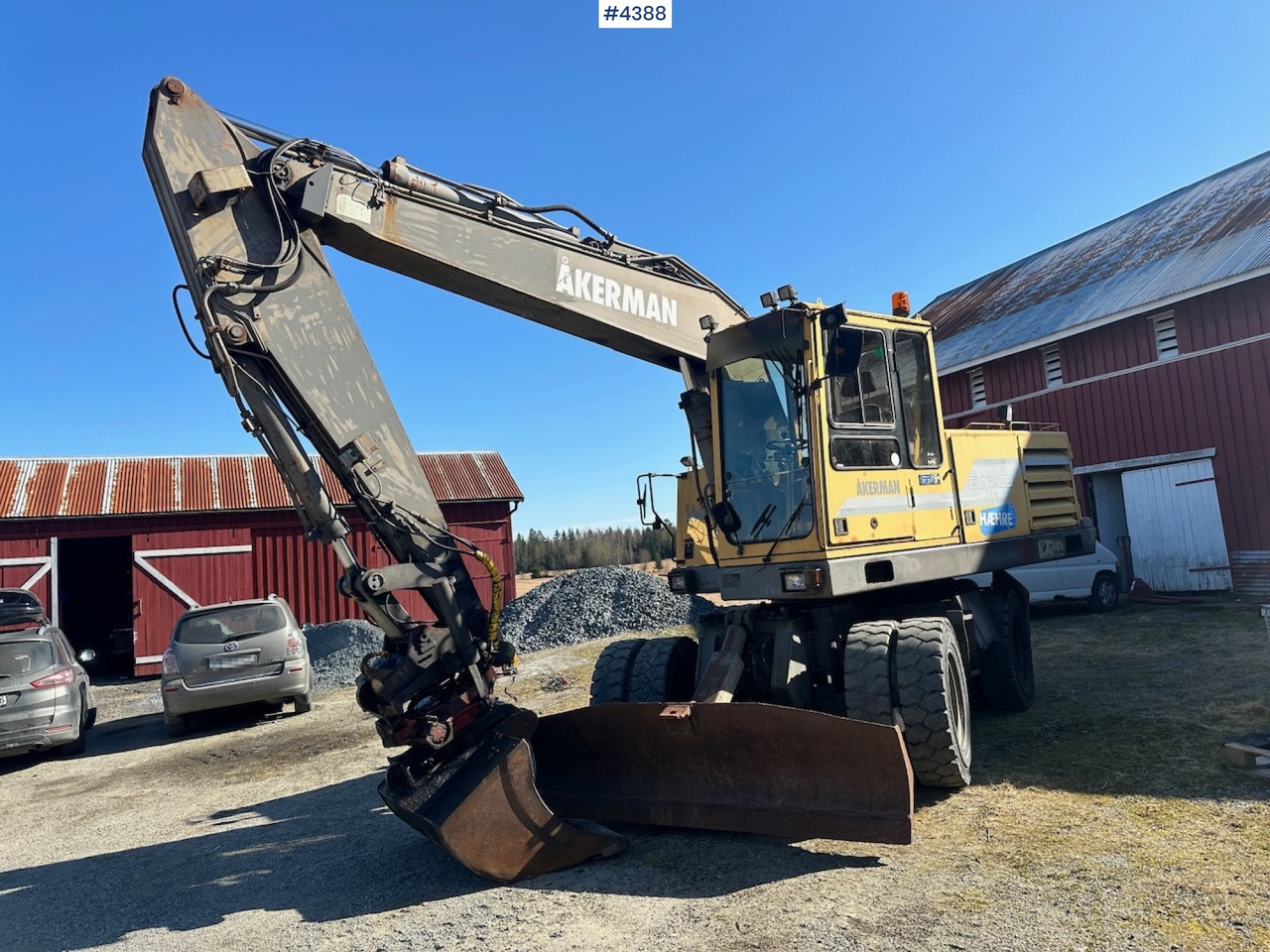 1995 Åkermann EW200 Wheel machine w/ grading bucket og tiltrotator. WATCH VIDEO. - Ekskavators: foto 5 1995 Åkermann EW200 Wheel machine w/ grading bucket og tiltrotator. WATCH VIDEO. - Ekskavators: foto 5
